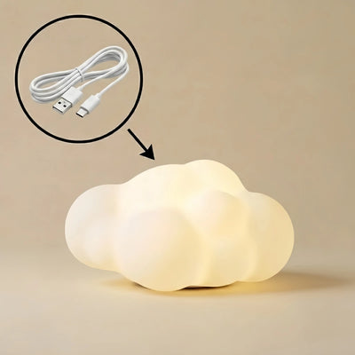 Vivara Art Deco Pathway Lights - White Acrylic Cloud Design for Patio & Garden