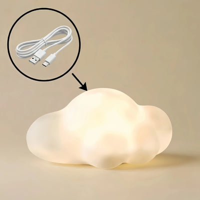 Vivara Art Deco Pathway Lights - White Acrylic Cloud Design for Patio & Garden