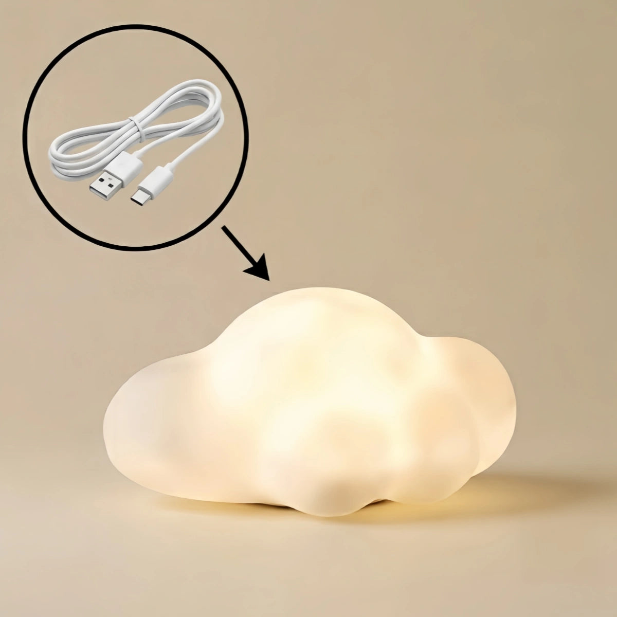 Vivara Art Deco Pathway Lights - White Acrylic Cloud Design for Patio & Garden