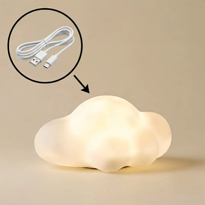 Vivara Art Deco Pathway Lights - White Acrylic Cloud Design for Patio & Garden