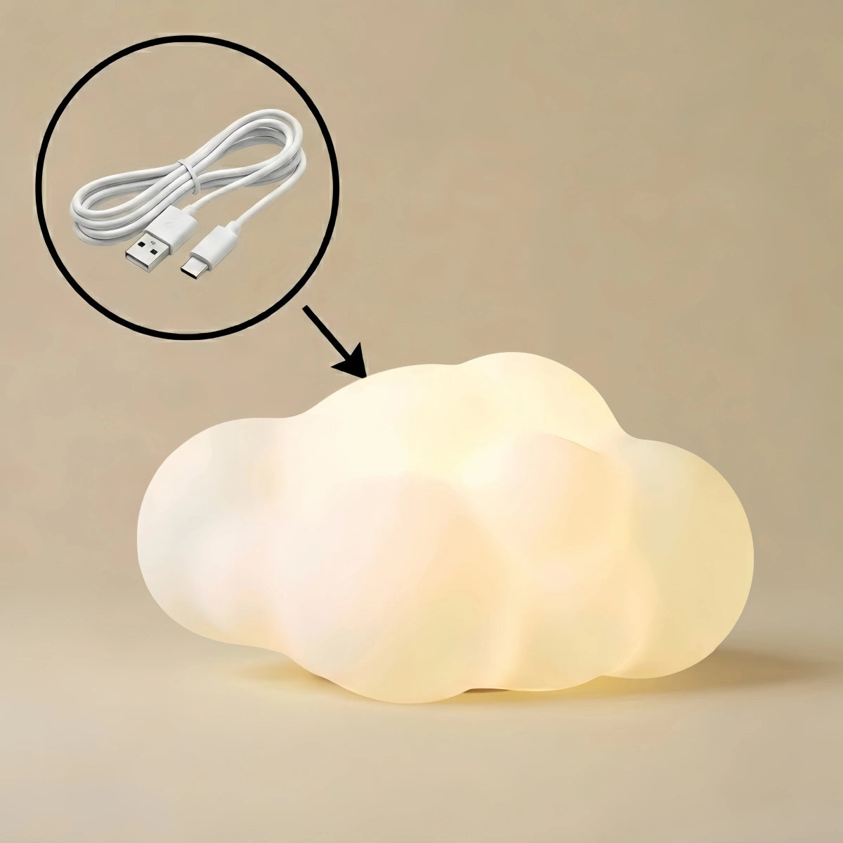 Vivara Art Deco Pathway Lights - White Acrylic Cloud Design for Patio & Garden
