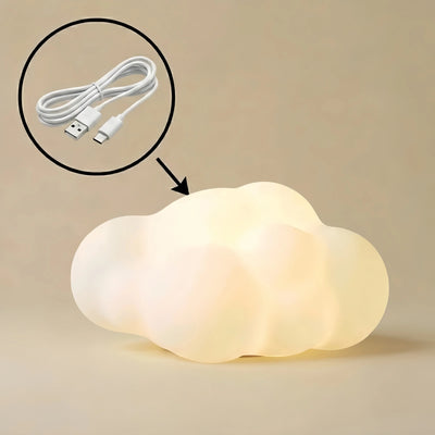 Vivara Art Deco Pathway Lights - White Acrylic Cloud Design for Patio & Garden