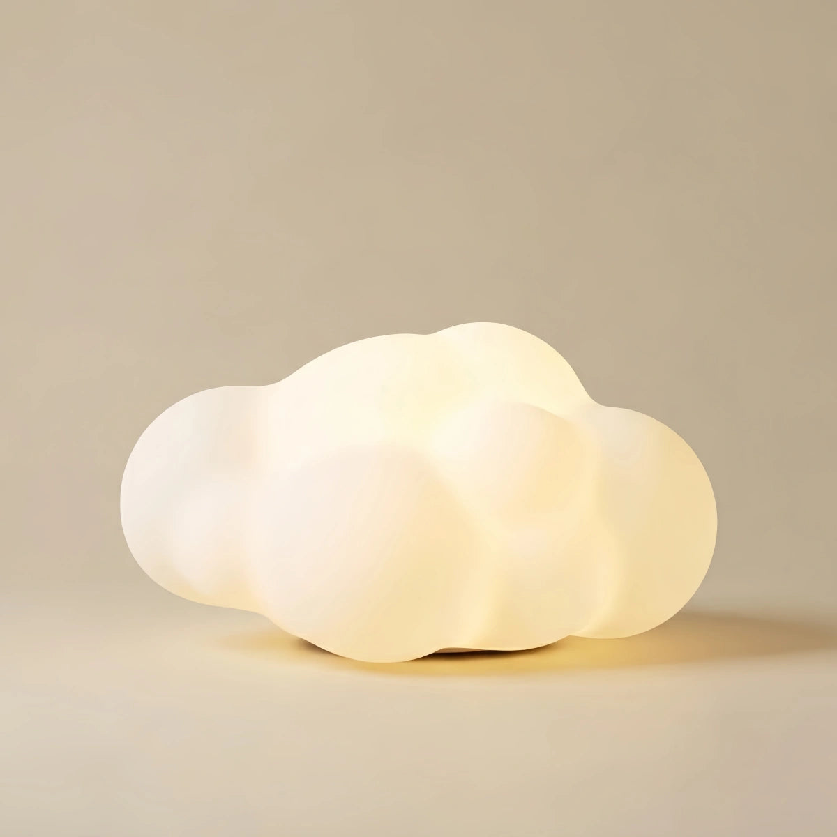 Vivara Art Deco Pathway Lights - White Acrylic Cloud Design for Patio & Garden