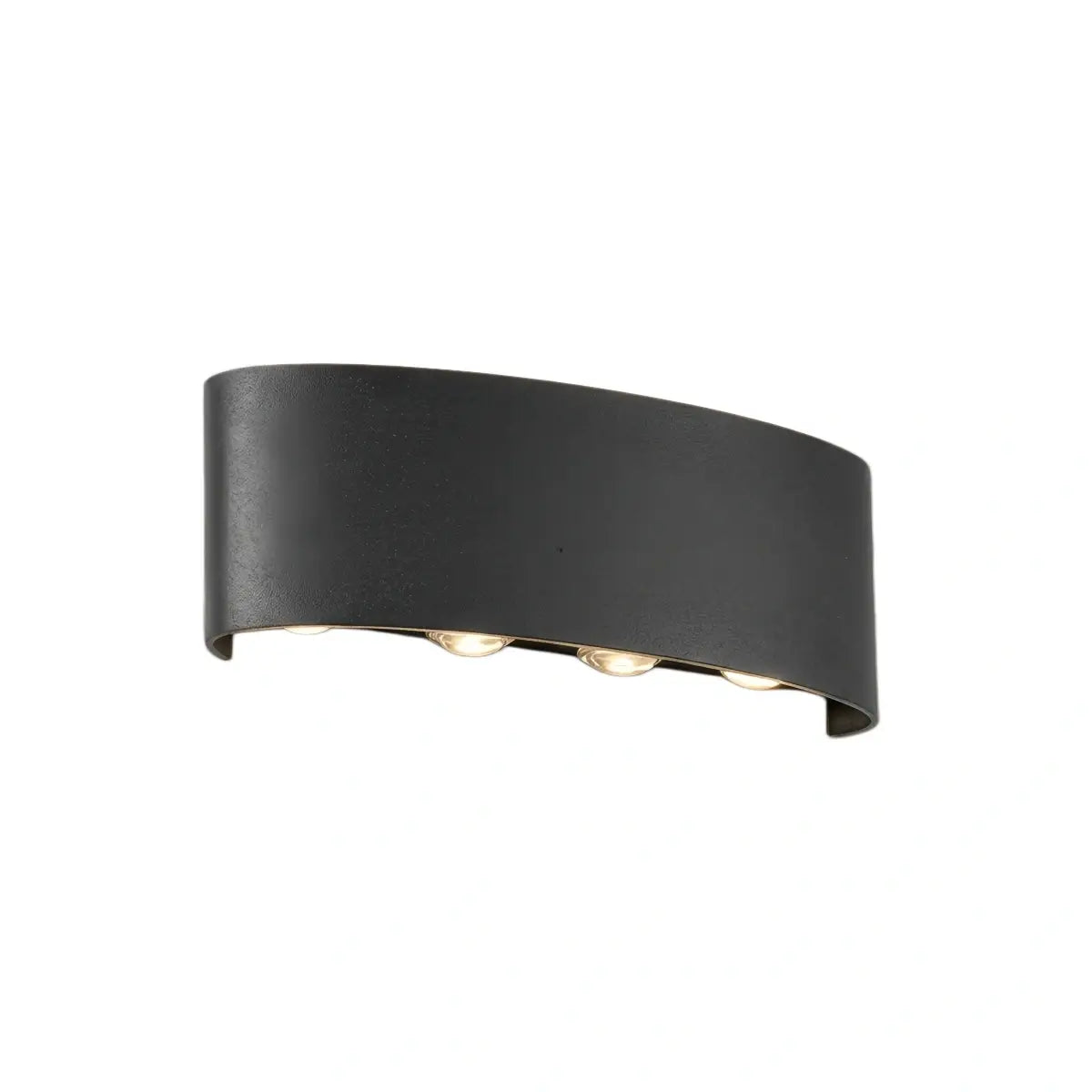Arcato Modern Outdoor Wall Lamp - Black