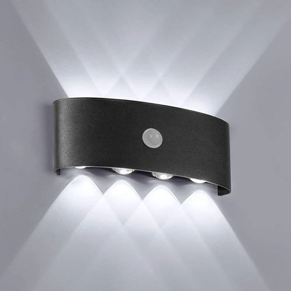Arcato Modern Outdoor Wall Lamp - Black