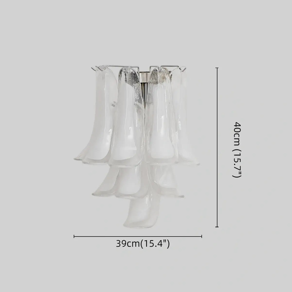 Vetro_Art_Deco_Glass_Wall_Lamp_--_Iron_Body_White_Finish_for_size