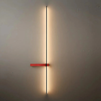 LED Wall Lamp – Black/White/ Red for Living Room