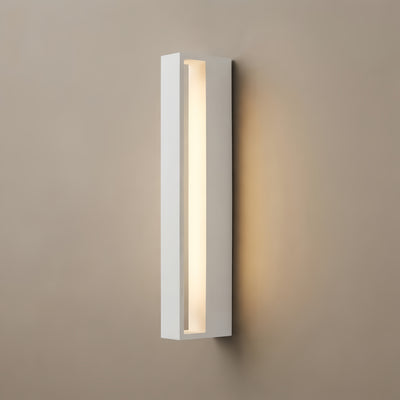 ALS811Arcato Modern Rectangular Outdoor Wall Lamp – Metal Sensor Light Garden/Patio