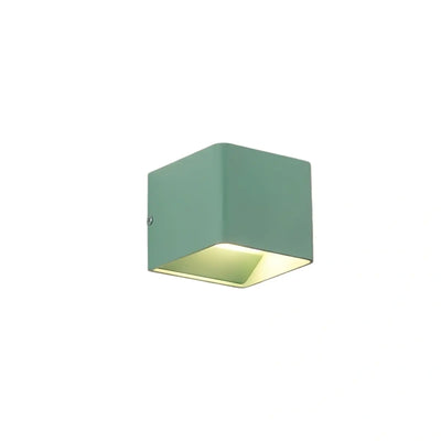 Morandia Modern Square Metal Wall Lamp - 6 Colors