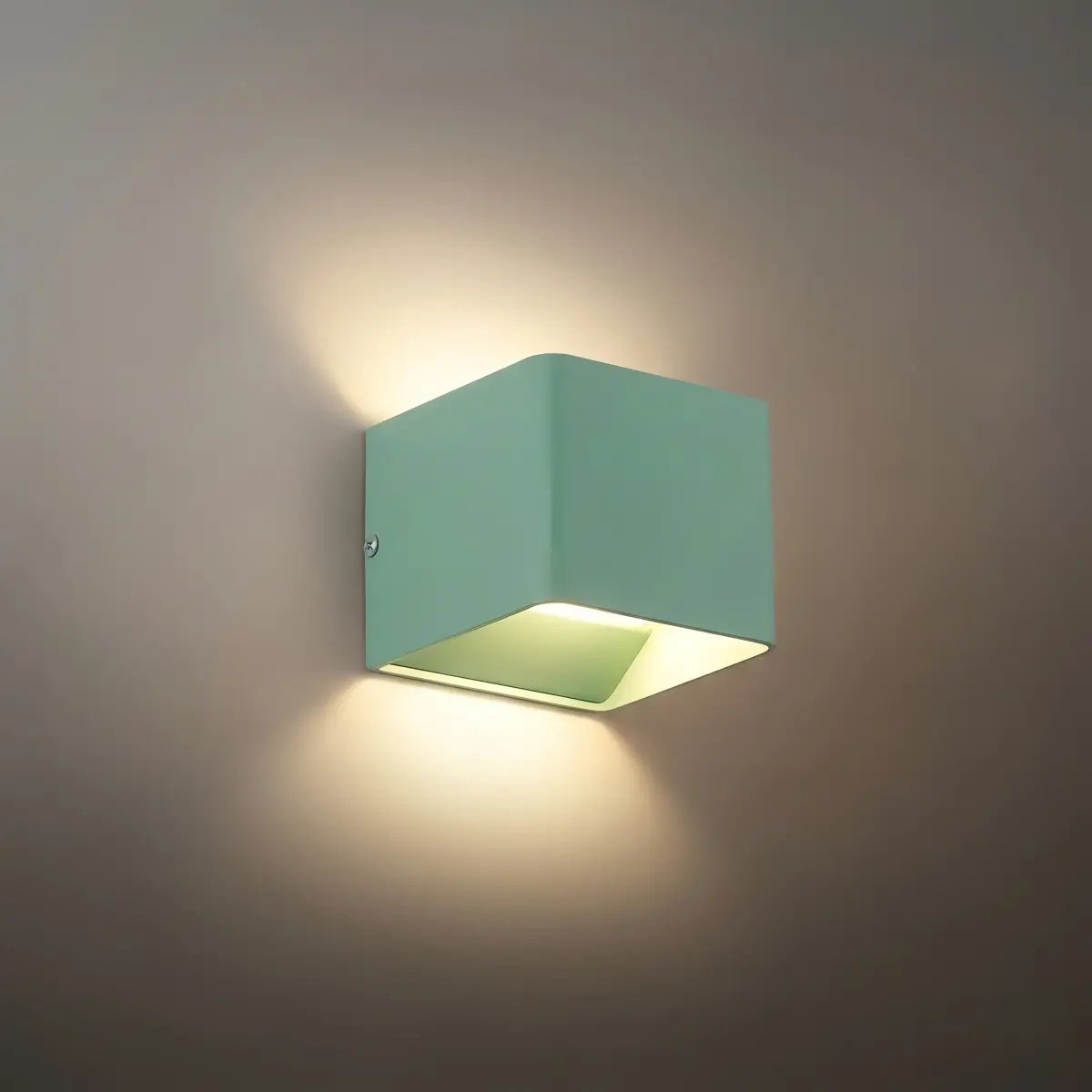 Morandia Modern Square Metal Wall Lamp - 6 Colors