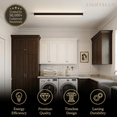 Arcato Minimalist Linear LED Ceiling Light 
