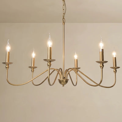 Excelis Royal Candle Chandelier -  Metal for Bedroom