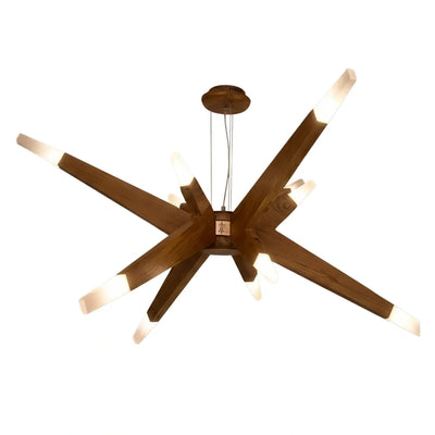 Zenno Designer Handmade Branch Wood Pendant Light - Natural