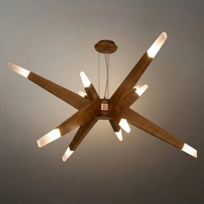 Zenno Designer Handmade Branch Wood Pendant Light - Natural