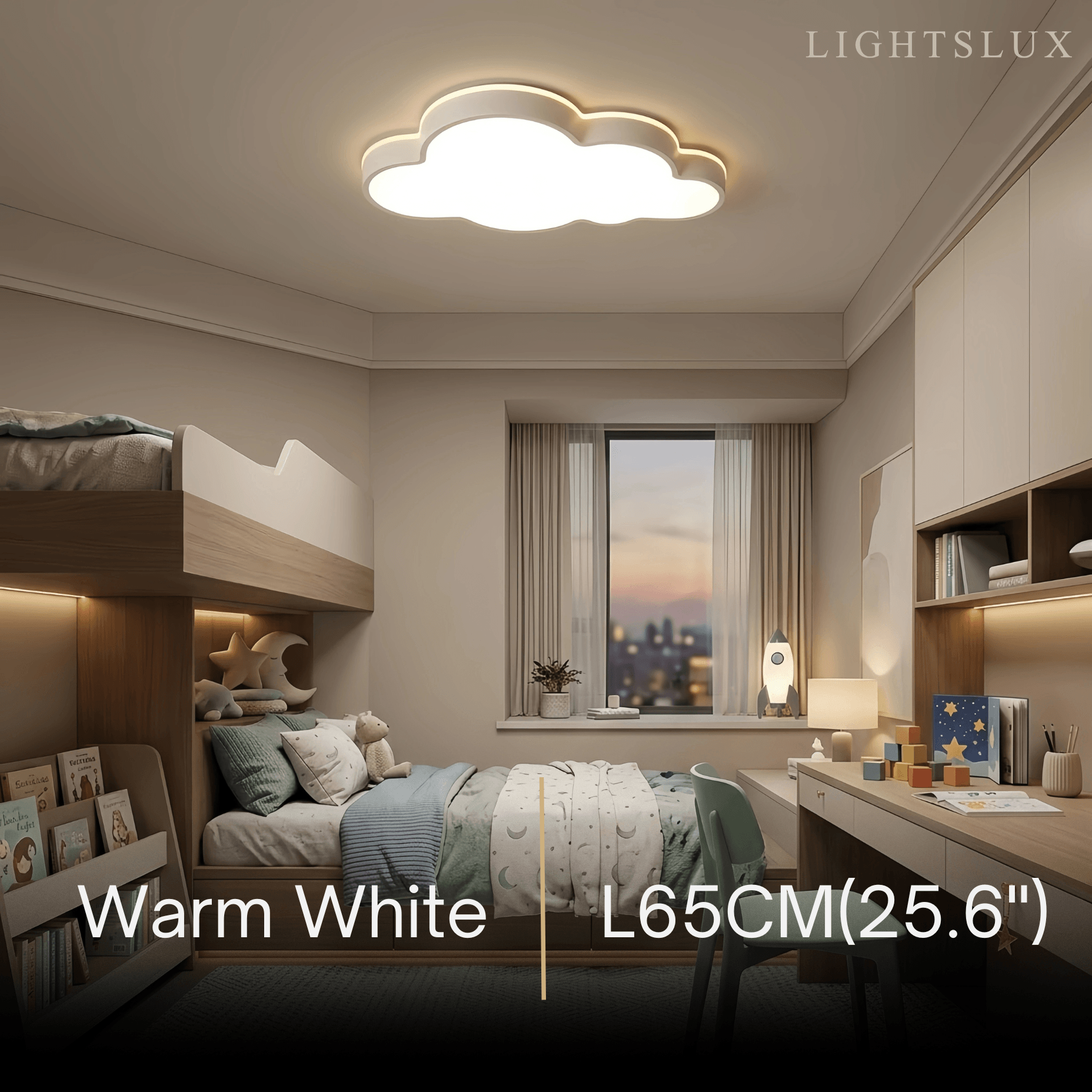 Modern White Flush Mount Ceiling Light