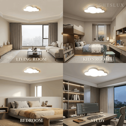 Modern White Flush Mount Ceiling Light