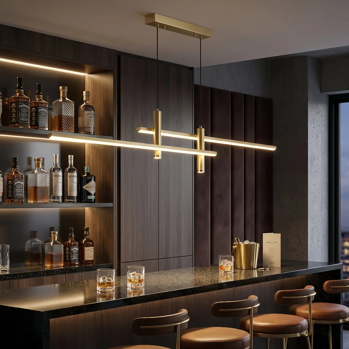 Arcato Modern Linear Pendant Light