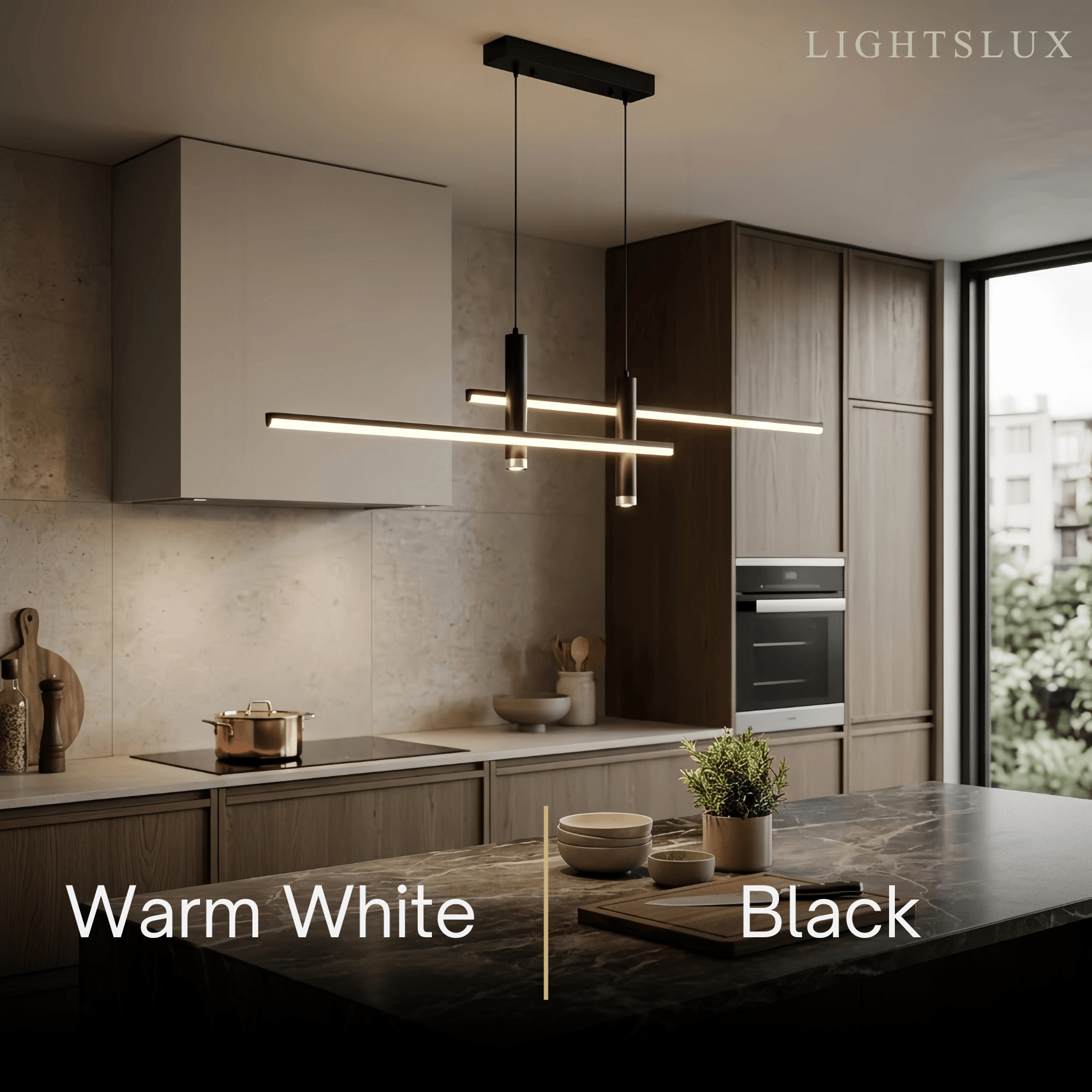 Arcato Modern Linear Pendant Light