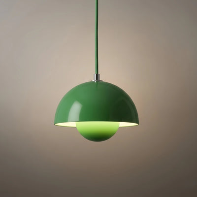 Morandia Art Deco Morandi Dome Pendelleuchte – Bunte Metalllampe fürs Schlafzimmer