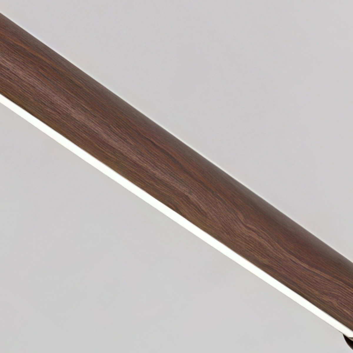 Arcato Modern Walnut Linear Pendant Light