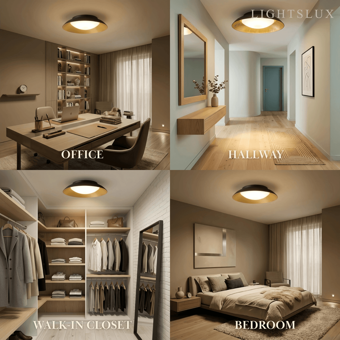 Embrace Nordic Dimmable Flush Mount Ceiling Light