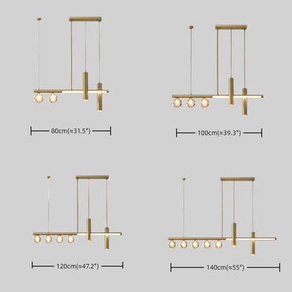 Excelis Modern Crystal Pendant Light 