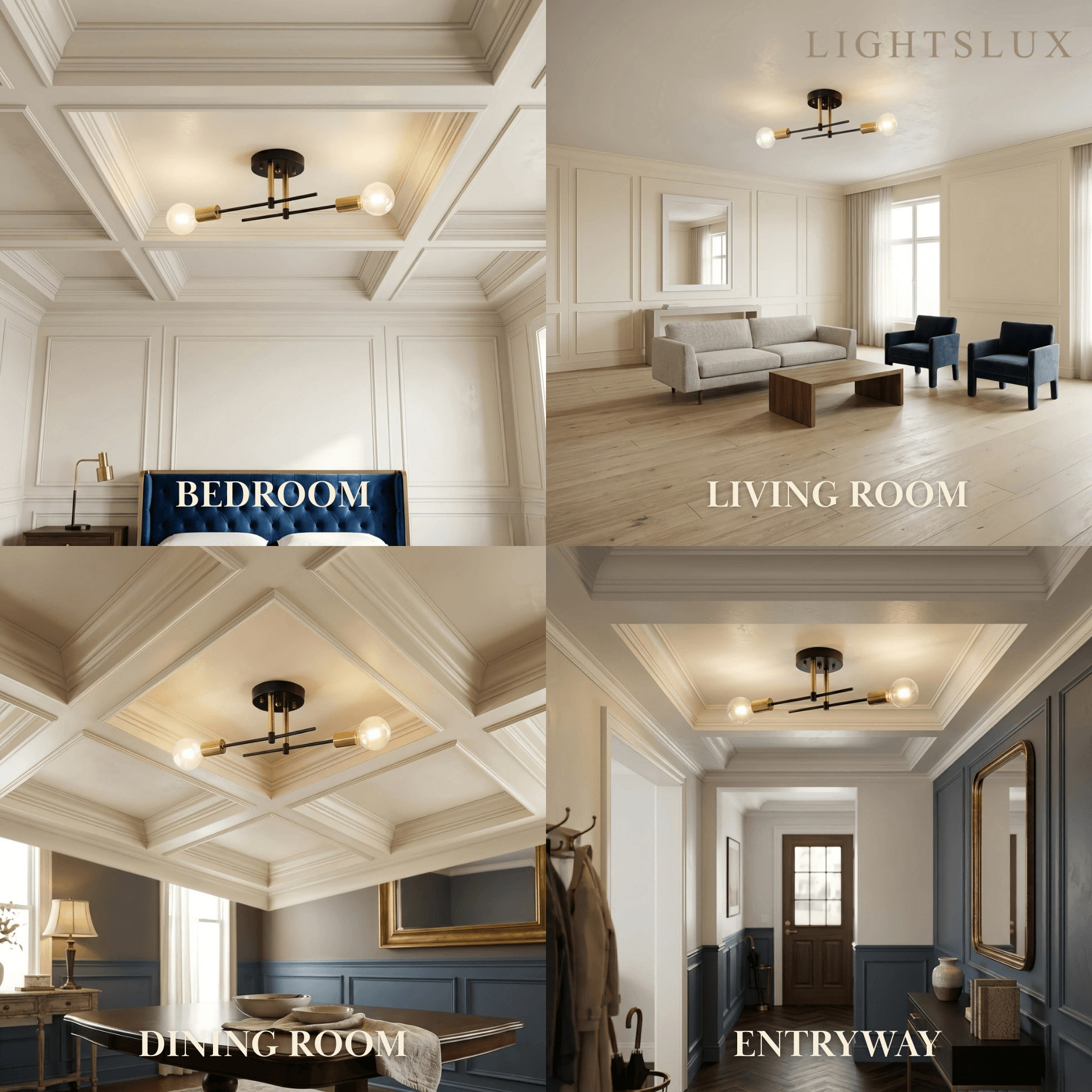 Modern Globe Ceiling Light