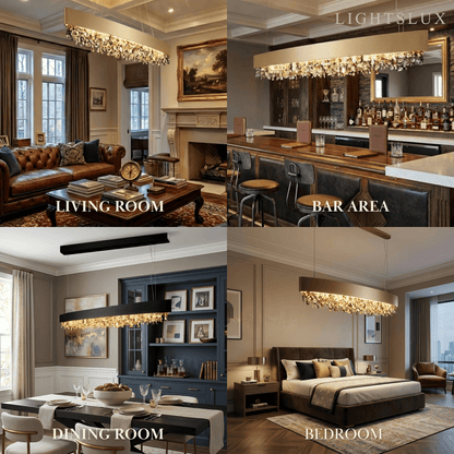 Excelis Royal Crystal Pendant Light 