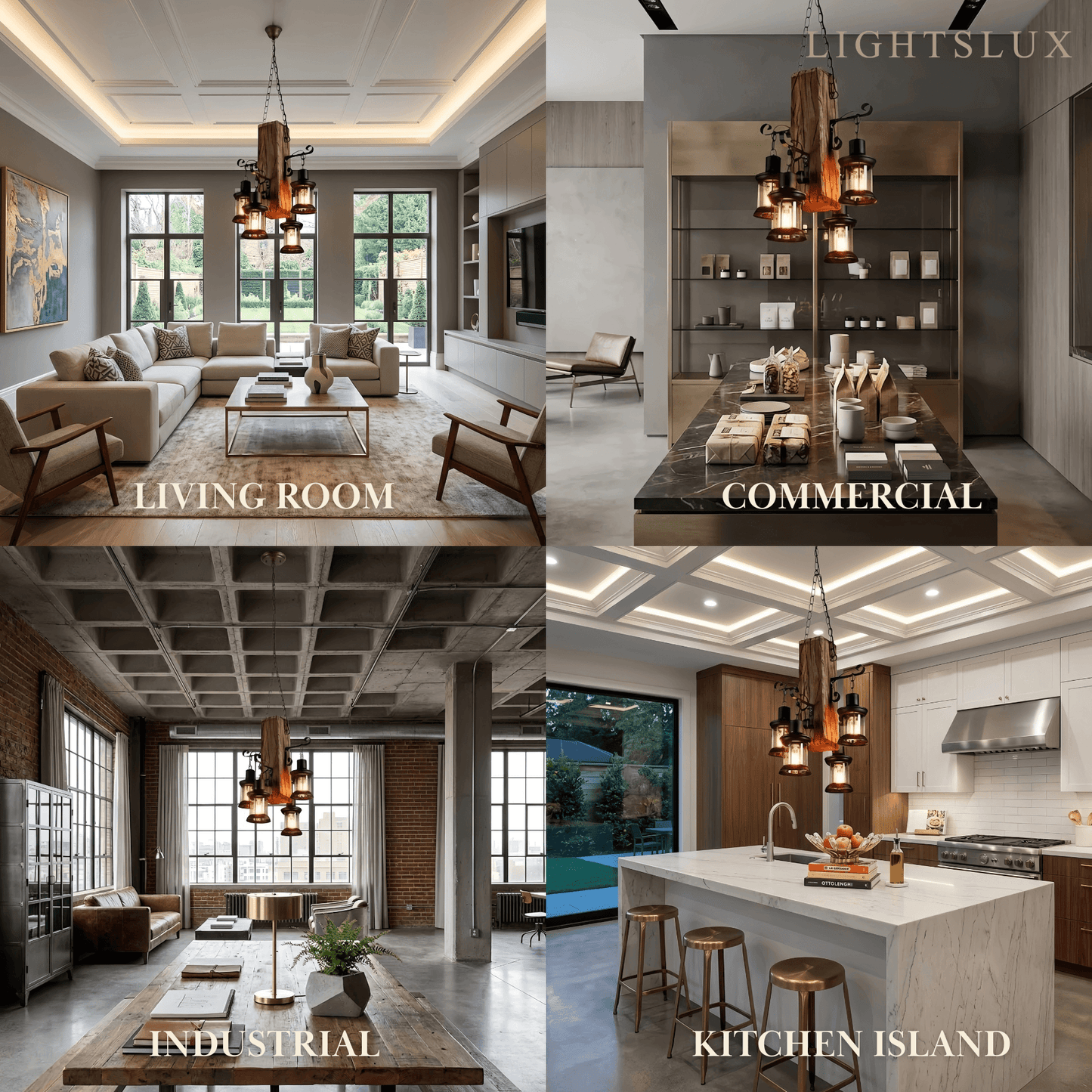 Irondale Industrial Metal Pendant Light