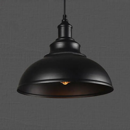 Industrial Metal Pendant Light - Copper Dome