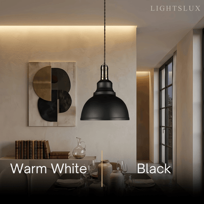 Irondale Industrial Metal Pendant Light - Copper Dome Design for Dining Room
