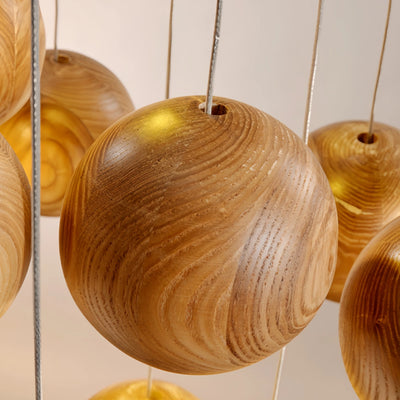 Zenno Minimalist Wood Pendant Light 