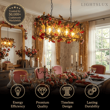 Botanica Decorative Metal Pendant Light