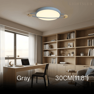 Vivara Modern Ceiling Light - Dimmable Grey/White/Green for Bedroom