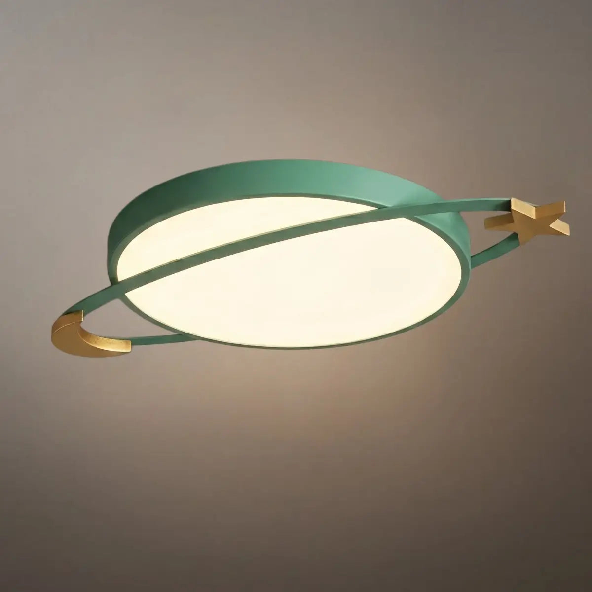 Vivara Modern Ceiling Light - Dimmable Grey/White/Green for Bedroom