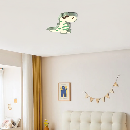 Moderne, dimmbare Deckenleuchte Vivara – Niedliches Drachendesign fürs Kinderzimmer