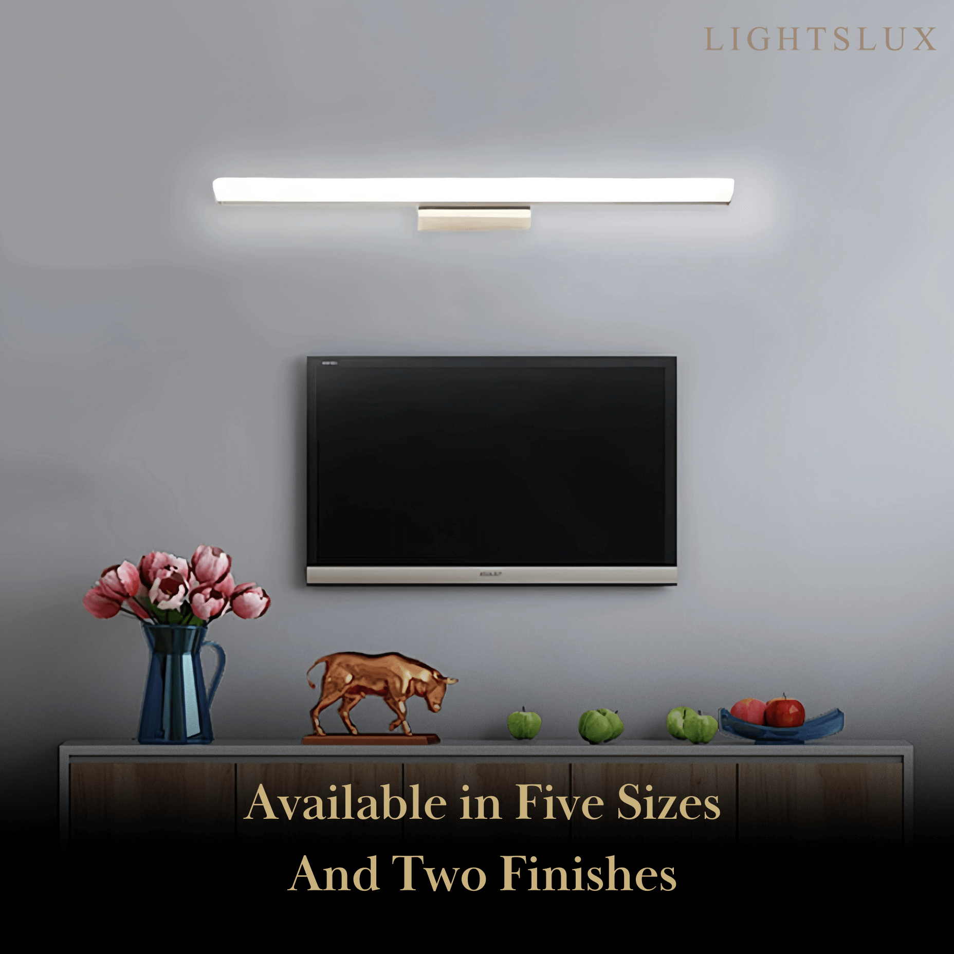 Minimalist Linear Vanity Wall Lamp