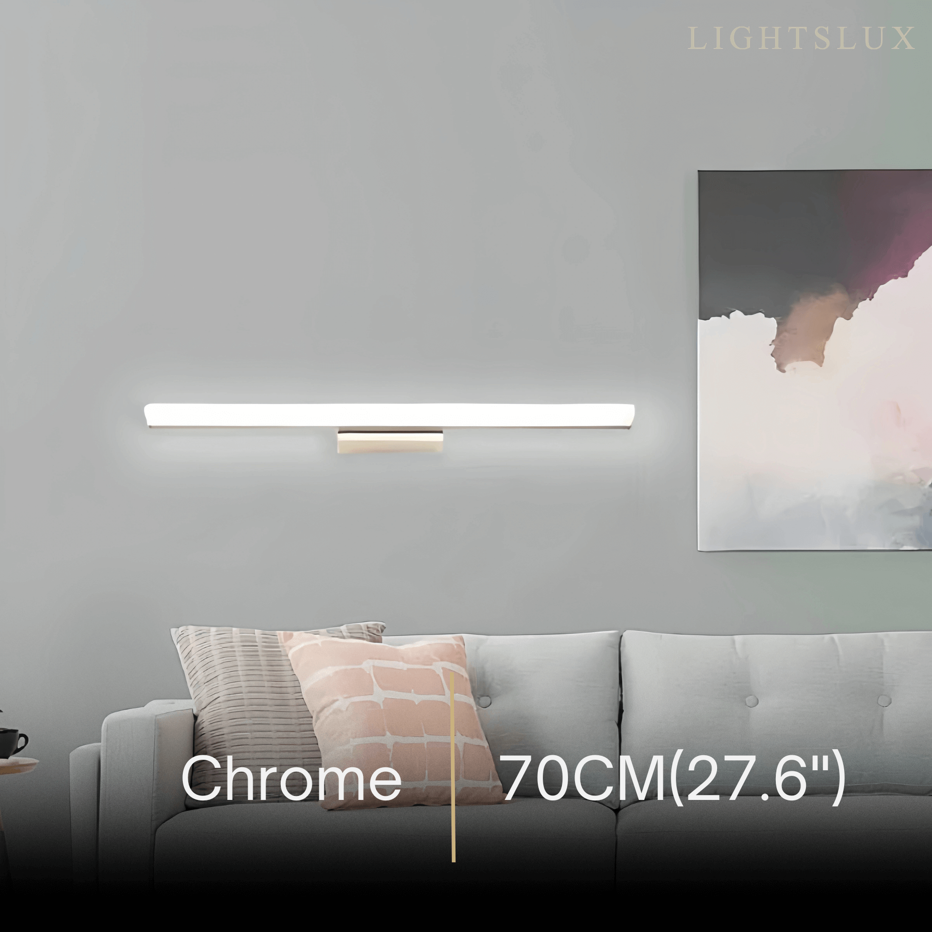 Minimalist Linear Vanity Wall Lamp
