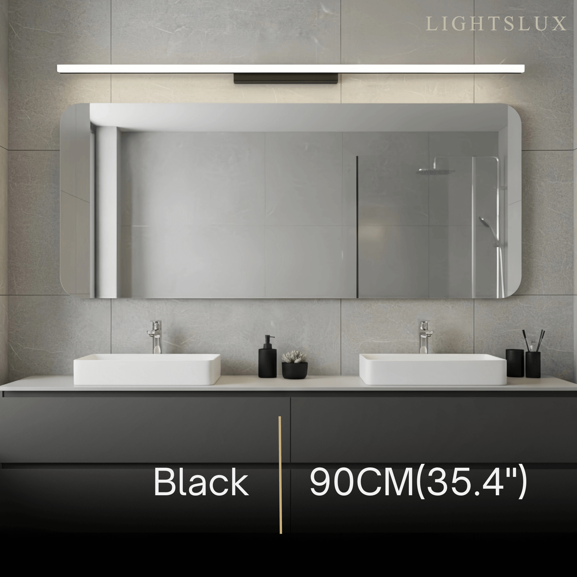 Minimalist Linear Vanity Wall Lamp