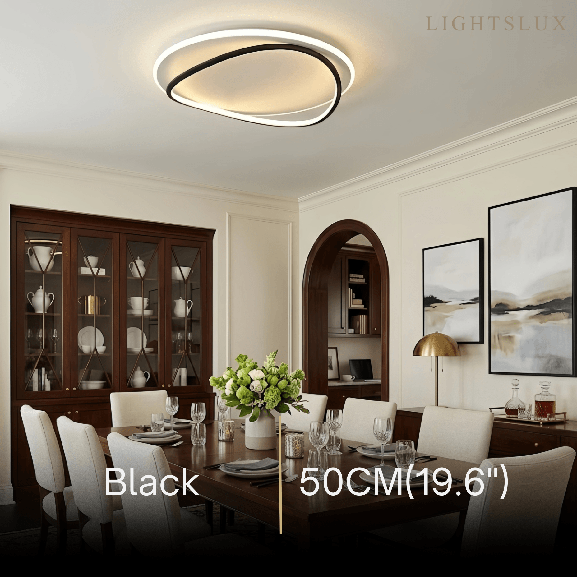 Velora Modern Ring Ceiling Light 