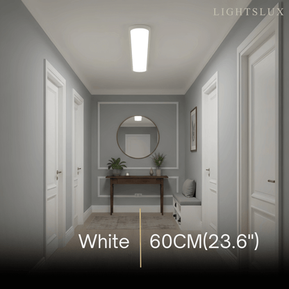 Arcato Minimalist White/Black LED Flush Mount Ceiling Light Living Room