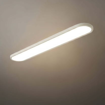 Arcato Minimalist White/Black LED Flush Mount Ceiling Light Living Room