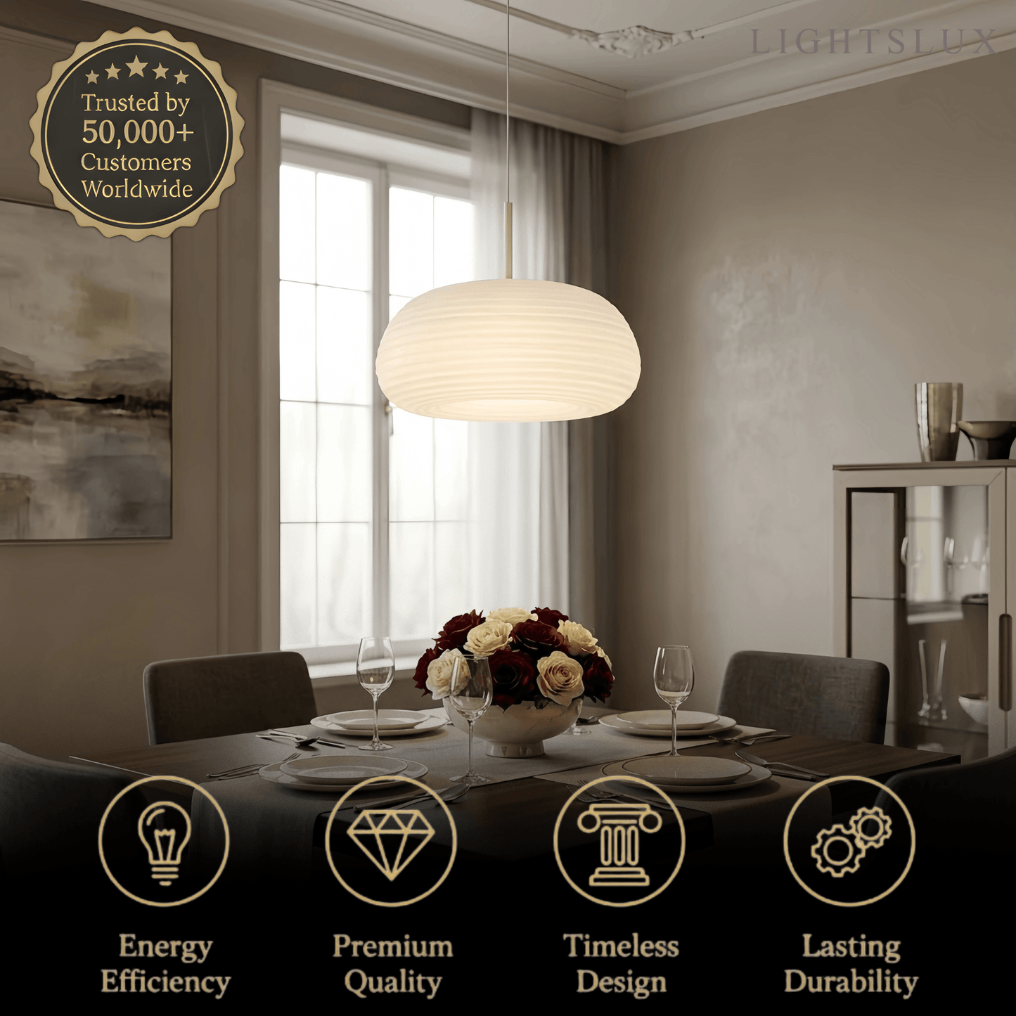 Crema Modern Cloud Pendant Light 