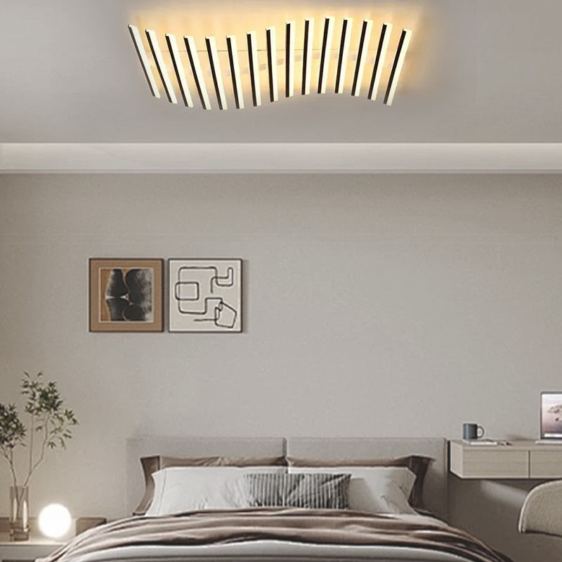 Minimalist Linear Flush Mount Light 