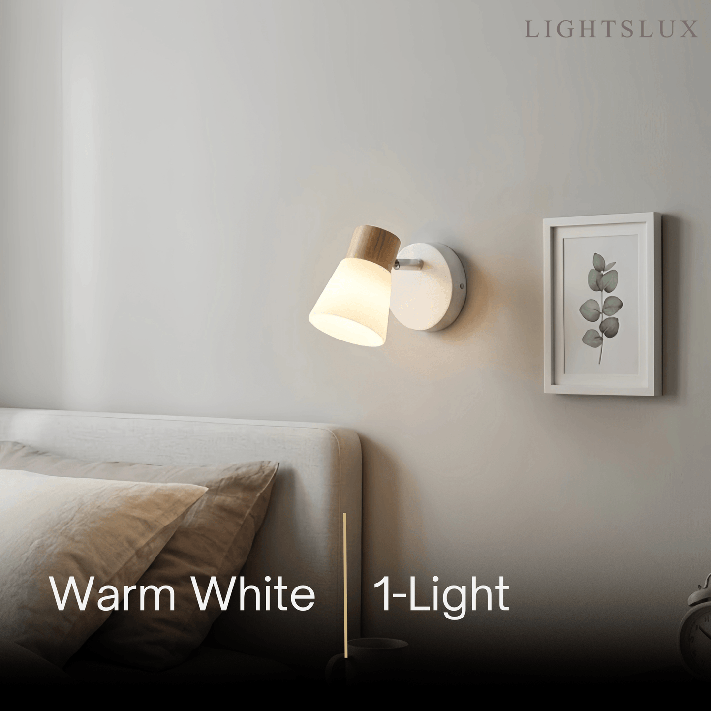 Crema Modern White Vanity Light
