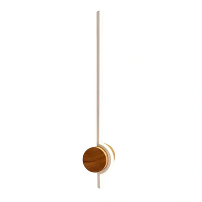 Arcato Nordic Wood & Acrylic Wall Lamp - White/Gold/Black for Dining Room