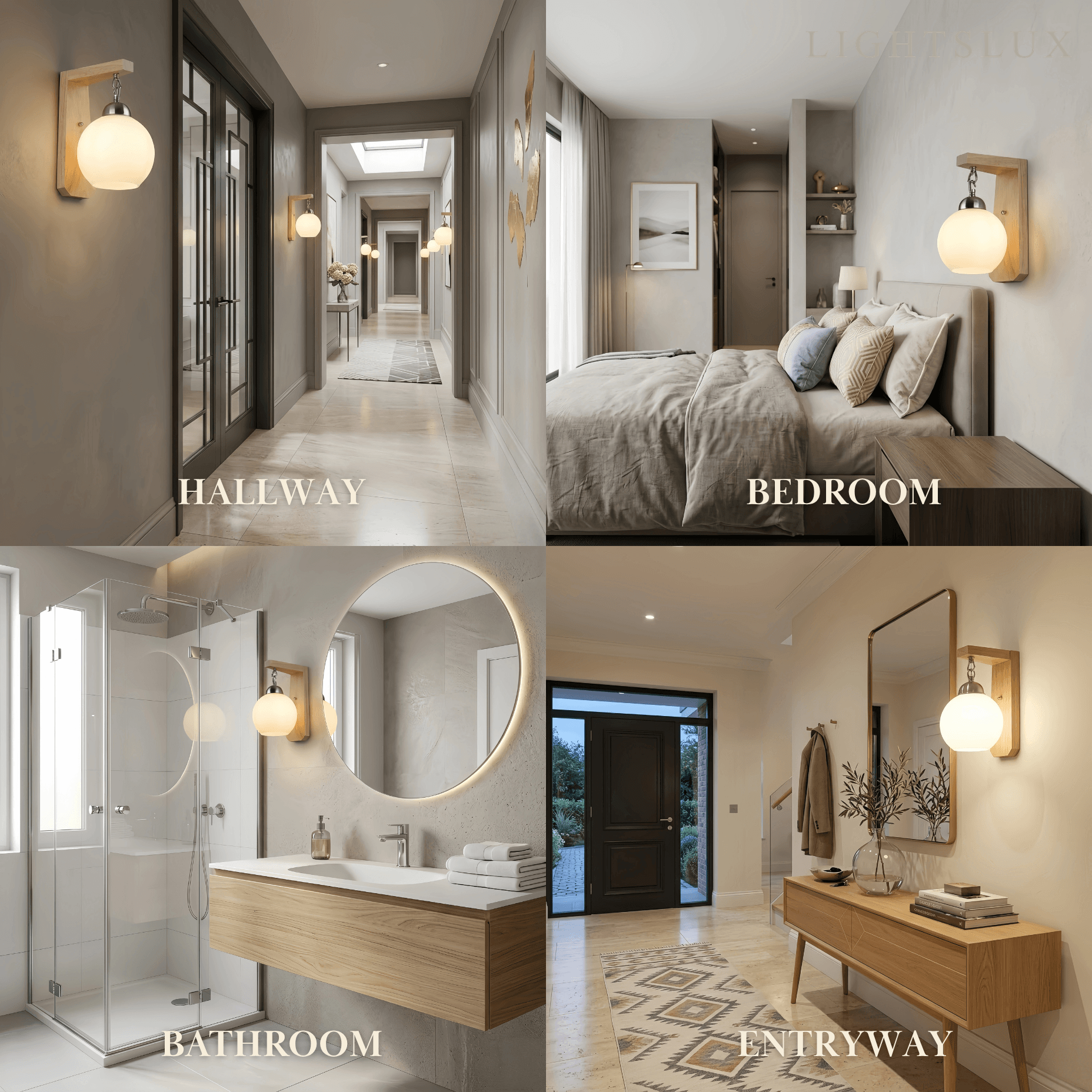 Lunara Nordic Beige Vanity Light