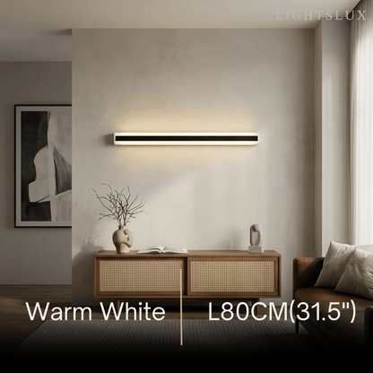 Arcato Minimalist Black LED Wall Lamp 