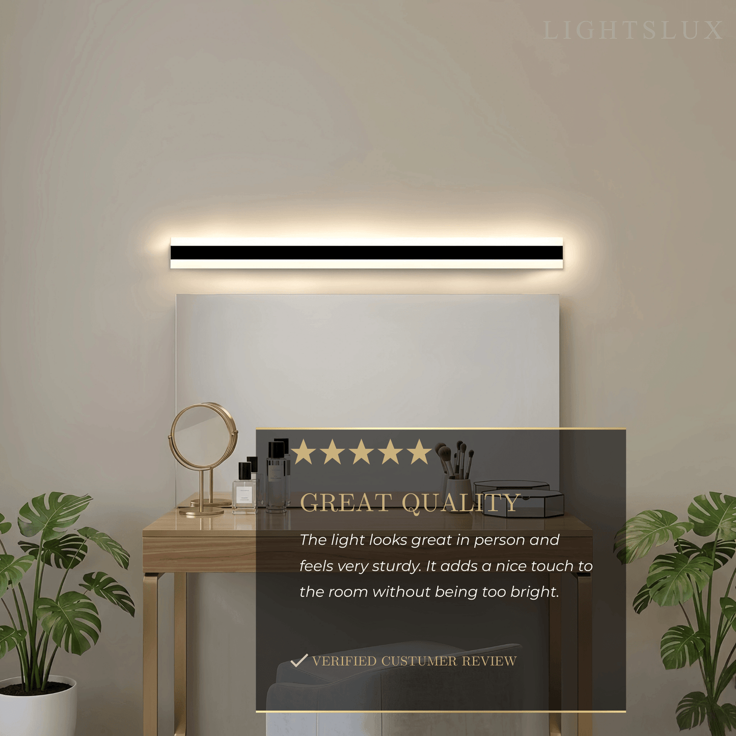 Arcato Minimalist Black LED Wall Lamp 