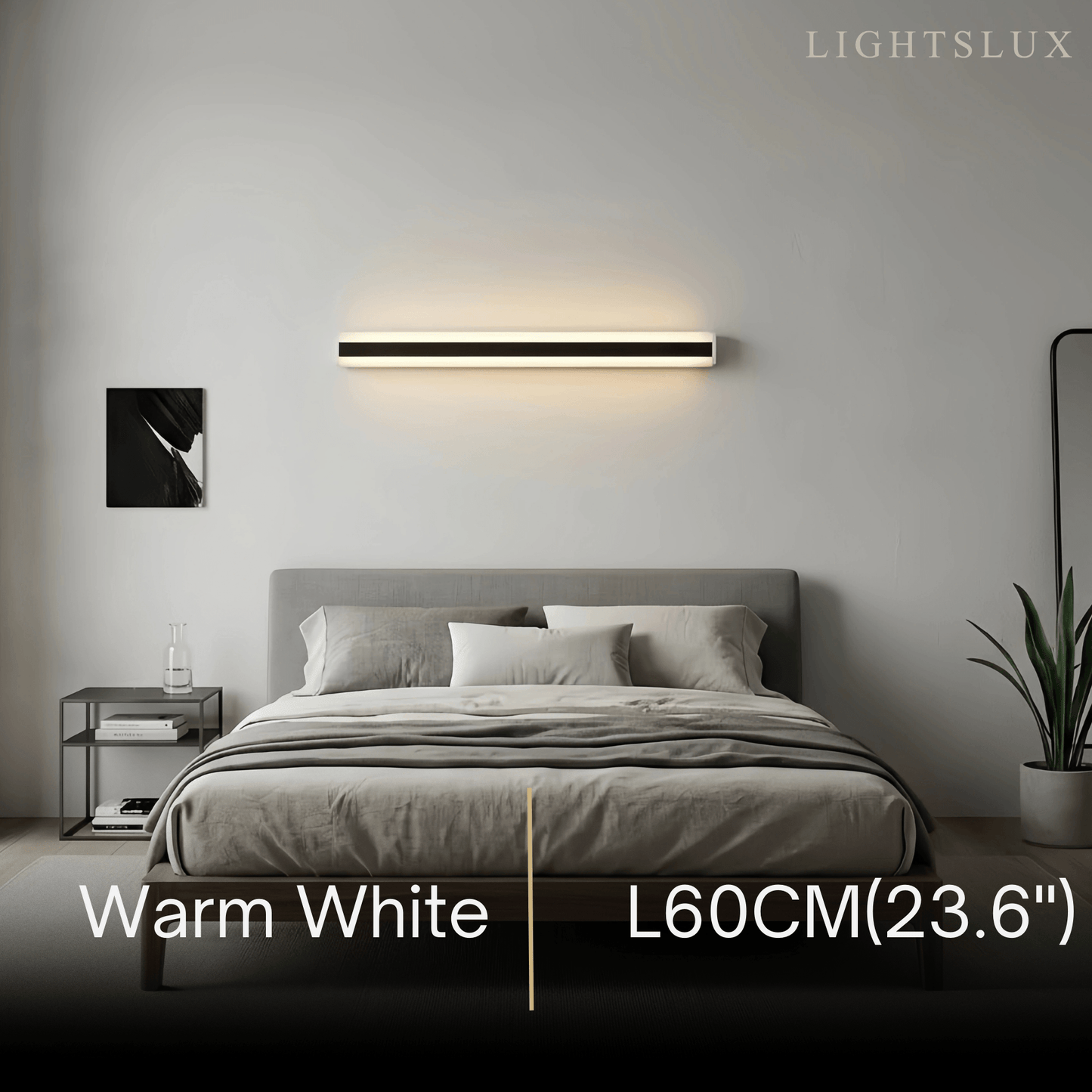 Arcato Minimalist Black LED Wall Lamp 